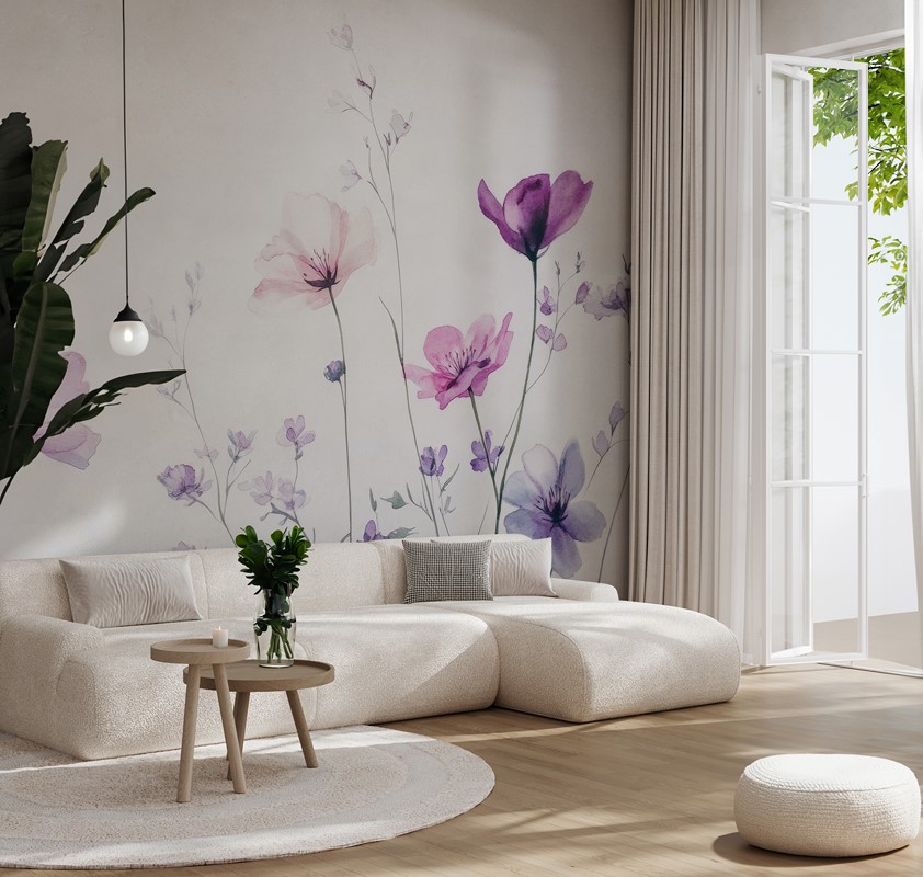 Fototapeta Fioletowe Polne Szeptanki