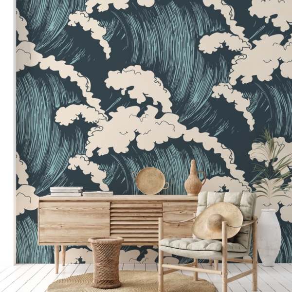 Fototapeta Wzburzone Fale