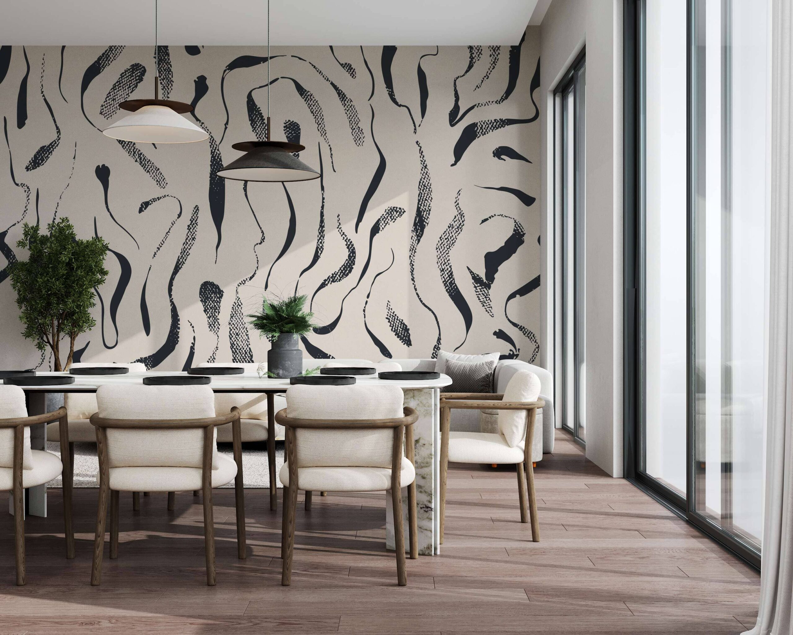 Fototapeta Zakręcone Linie