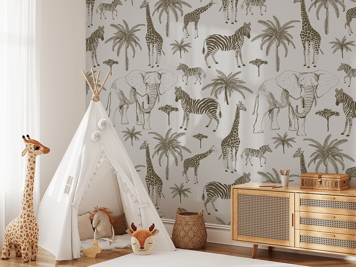 Fototapeta Safari w Palmach