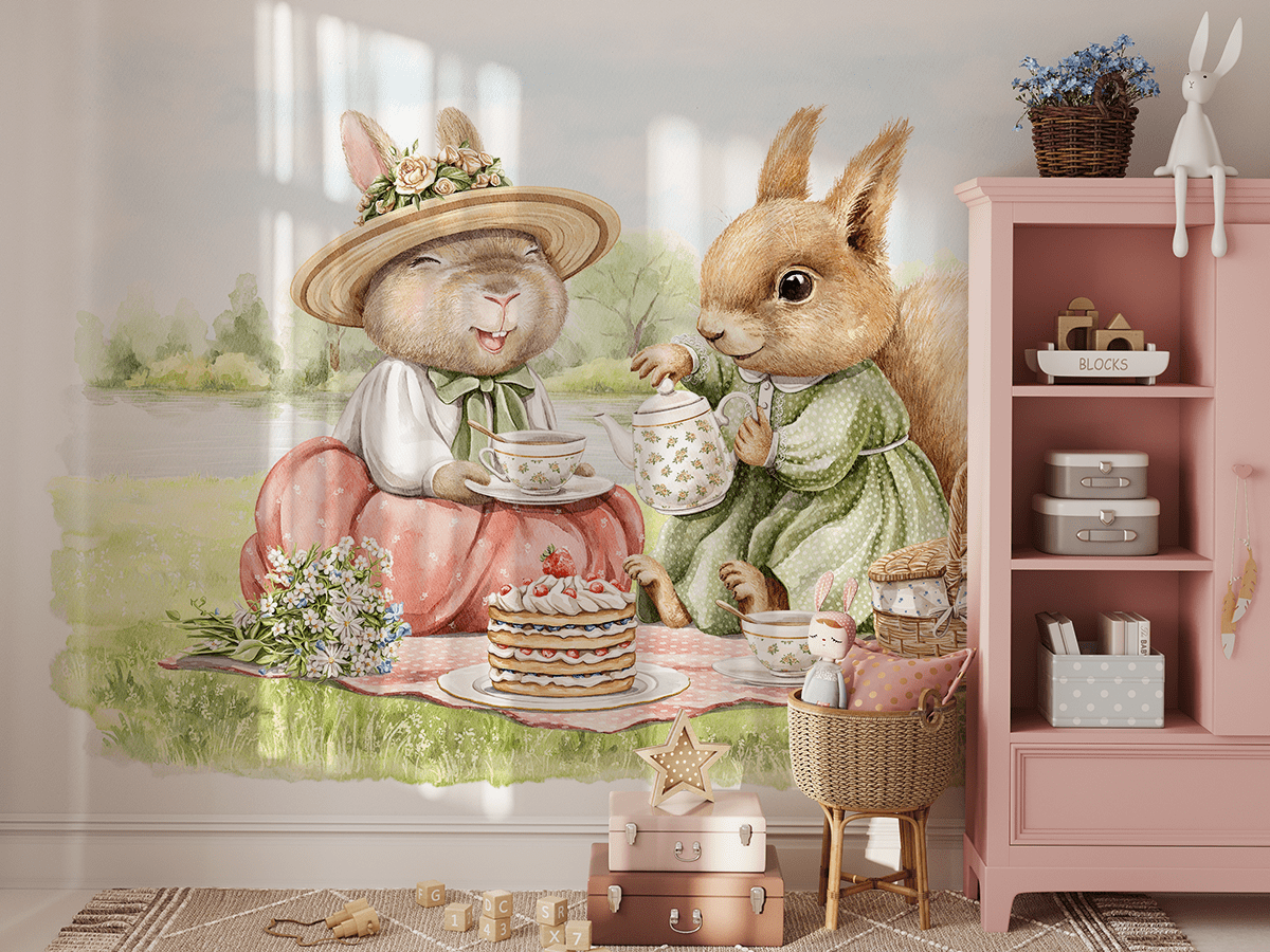 Fototapeta Leśne Popołudnie przy Herbacie