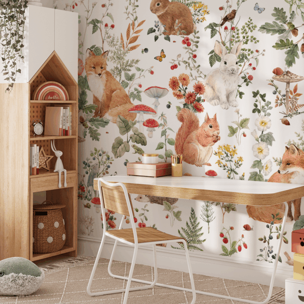 Fototapeta Wśród Grzybów i Kwiatów