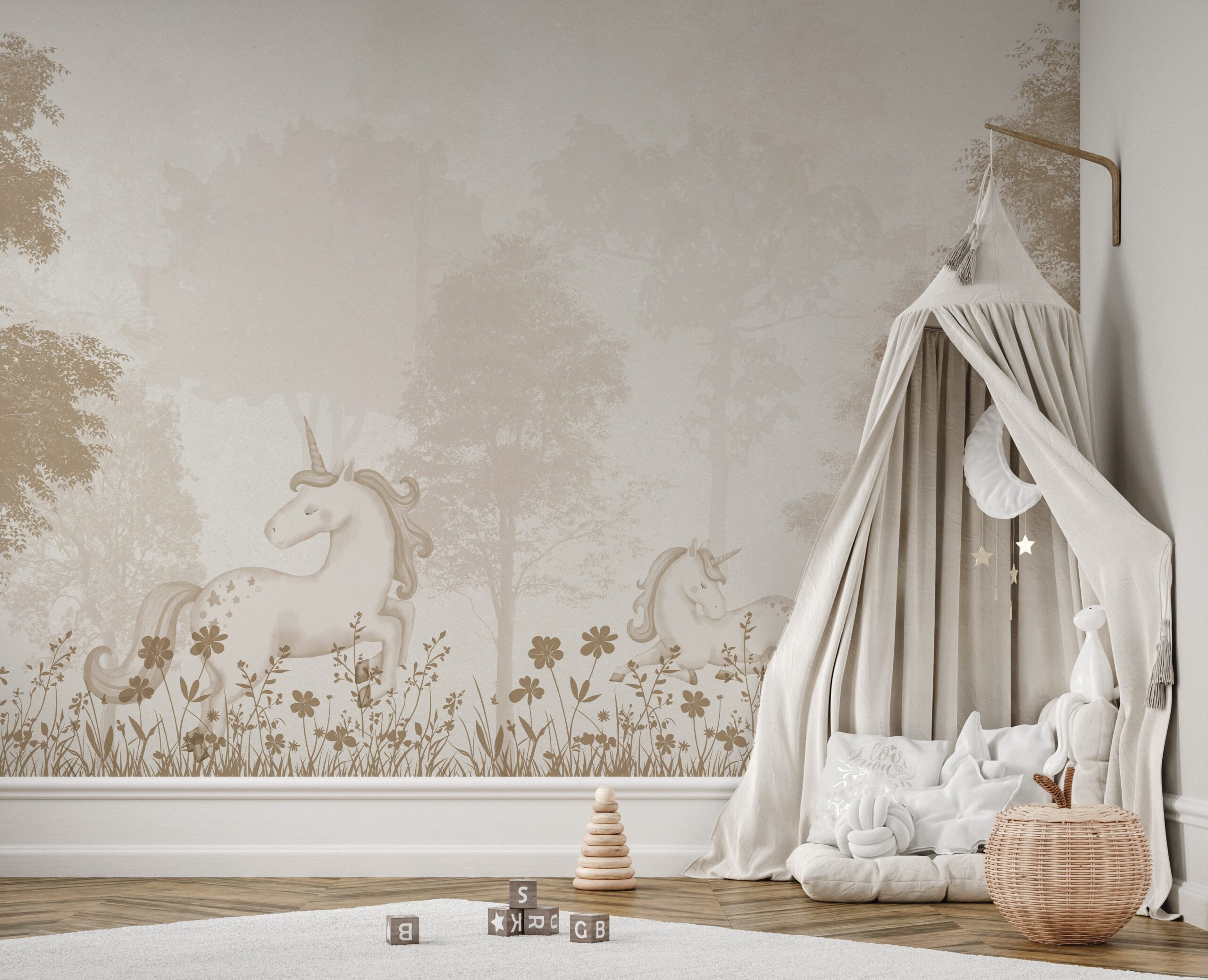 Fototapeta Tajemniczy Las Jednorożców