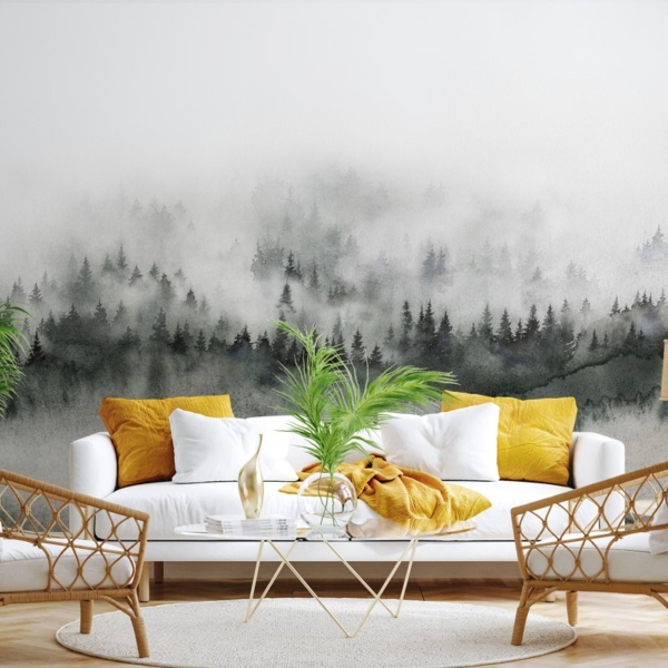 Fototapeta Mglisty Pejzaż