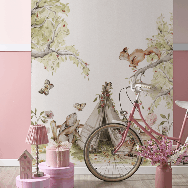 Fototapeta Tajemniczy Obóz Zwierzątek