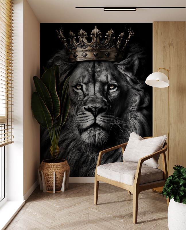 Fototapeta Lew w Złotej Koronie