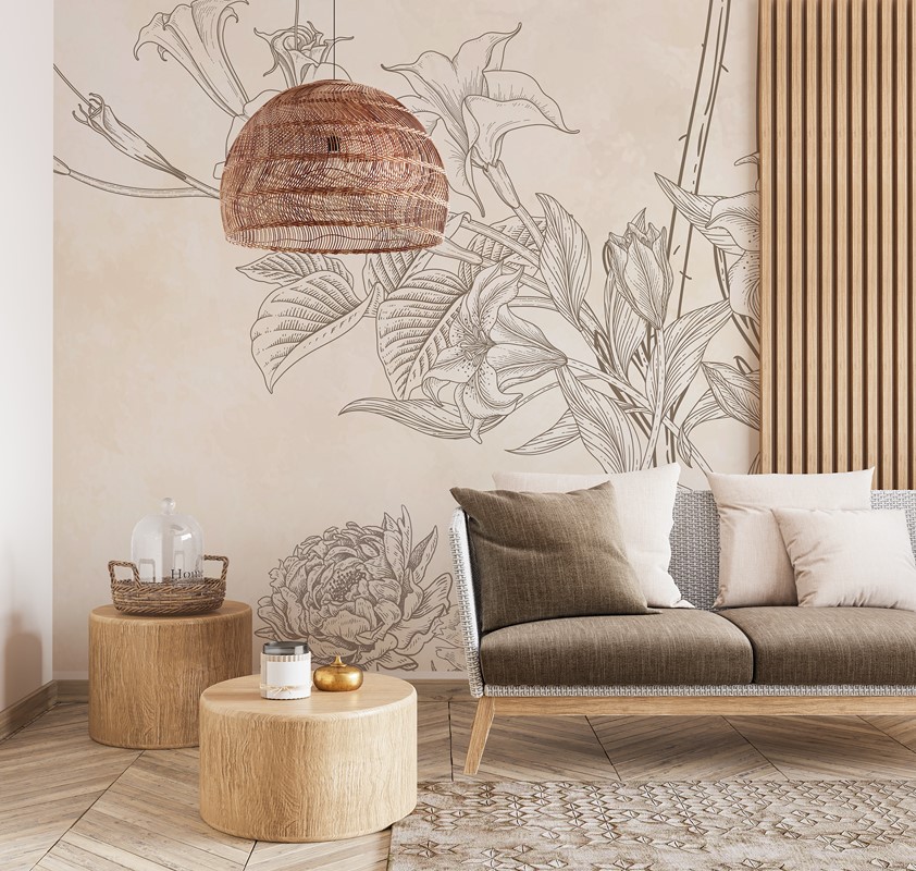 Fototapeta Piękno Minimalizmu w Beżu