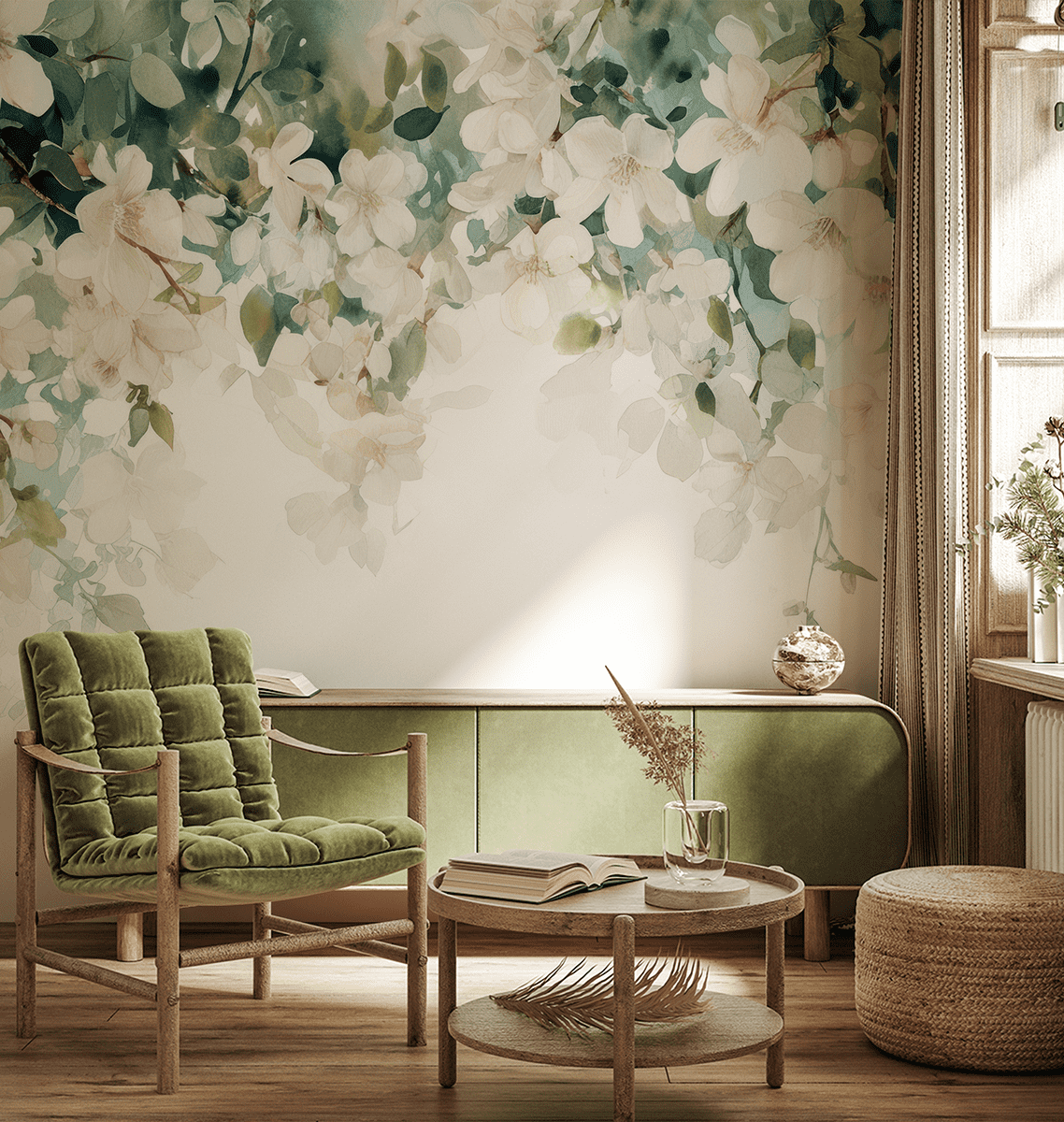 Fototapeta Kwiatowy Deszcz