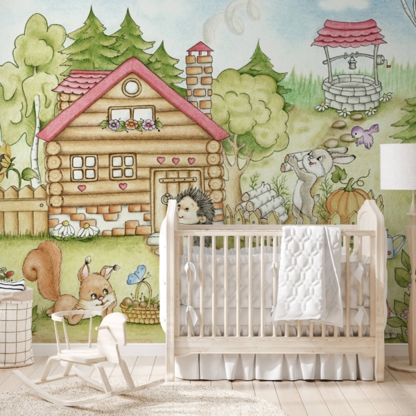 Fototapeta Dom wśród Drzew